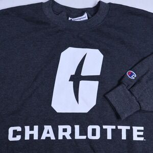 Champion UNC Charlotte 49ers Sweatshirt Small Charcoal Gray Men Women